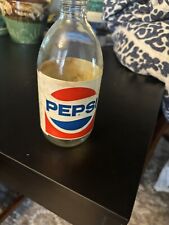 1980s Pepsi Glass Bottle  picture