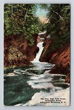 Adirondacks NY-New York, The Pool, High Falls Gorge Vintage Souvenir Postcard picture