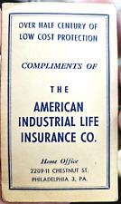Vintage American Industrial Life Insurance Co used Needle Book picture