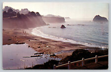 California Van Damme State Park Along Mendocino Coast Postcard picture