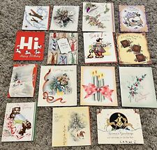 WW2 ERA LOT 15 GREETING CARDS GRADUATION, EASTER, BIRTHDAY, VALENTINE'S DAY picture