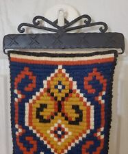Vintage Tapestry Norwegian Bell Pull Wool 42