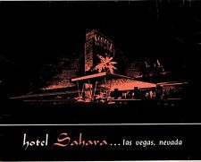 1950s Hotel Sahara Las Vegas Vintage Souvenir Photo Nevada RARE picture