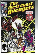 WEST COAST AVENGERS #1 MARVEL 1985 8.5/VF+ DEBUT IRON MAN SILVER CENTURION picture