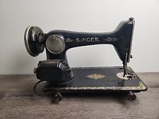 Vtg 40s 50s Singer Cast Iron Sewing Machine ONLY No Pedal Made in USA  picture