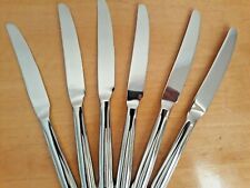 Stainless Steel Dinner Knife Knives Set Of 6 Flatware Made in Korea picture
