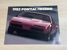 1982 Pontiac Firebird 12-page Original Car Sales Brochure Catalog - TransAm SE picture