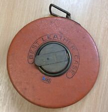 Vintage West German Windable Leather Tape Measure picture