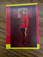1973 OPC Royal Canadian Mounted Police Insert #3 Order of Dress VgEx picture