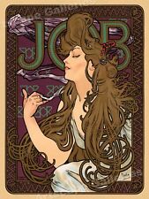 1890s Mucha Cigarette Rolling Paper Classic Art Nouveau Advertising Print 18x24 picture