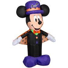 Gemmy 3.5 Ft Mickey Mouse Polka Dot Bat Halloween Airblown Inflatable Disney picture