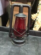 Antique/Vintage Embury 210 Supreme Lantern, Red Globe picture
