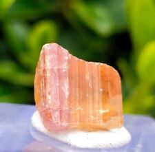 12ct, Natural Untreated Imperial Topaz Crystal from Tanzania Gem Grade US SELLER picture