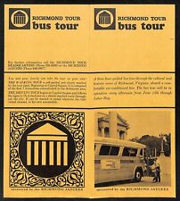 Richmond Jaycees Virginia Bus Tour c1970 Travel Brochure VGC picture