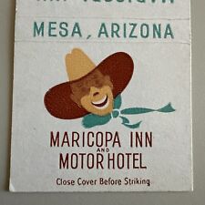 Vintage 1950s Maricopa Inn Mesa AZ Chicago Cubs Matchbook Cover picture