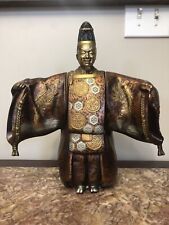 Vtg Okina Noh Doll Theater Dancer Showa Mask Toyo Japan (no fan) picture