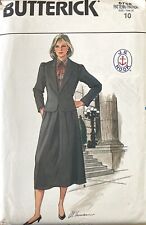 Butterick JG Hook Womens Dress Suit Jacket Skirt Pattern Size 6758 Size 10 Uncut picture
