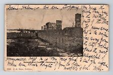 Plattsburg NY-New York, Ruins of Fort Fredrick, c1904 Vintage Souvenir Postcard picture