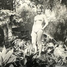 VINTAGE PHOTO 1963 unbelievably Gorgeous, sexy woman bikini ORIGINAL SNAPSHOT picture