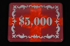 Matsui Custom Poker Plaque $5,000 New  picture