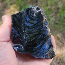 Raw Obsidian Specimen - Rough Unpolished - 14 oz picture