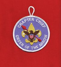 CHAPTER Chief OA Lodge Order Arrow Patch Boy Scout BSA   picture
