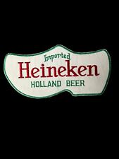 8.75” Heineken Shoe Large Block Print Beer Embroidered Patch -S6 picture
