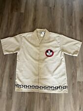 Vintage Mickey Mouse Club Bowling Shirt Disney Button Up Men's XL picture