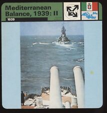 Mediterranean 1939: II  Edito Service Card Second World War II Politics Strategy picture