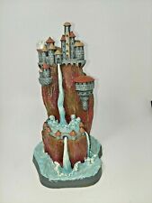 Spoontiques Resin Magical Castle on Mountain w/ Waterfalls and Crystal Ball 7