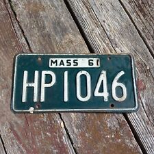 1961 Massachusetts License Plate - 