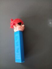 Vintage No Feet Pez Pal Pirate on 3.4 Stem, Tiny Pupils -GREAT CONDITION picture
