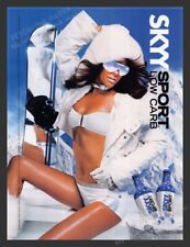 Skyy Sport Sexy Brunette Snow Boarding 2000s Print Advertisement Ad 2004 picture
