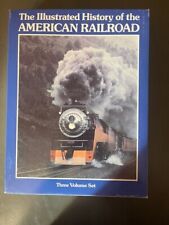 The Illustrated History of American Railroad Three Volume Set Hardcover Vintage picture