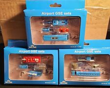 3 SET JC WING KLM AIPORT SERVICE VEHICLES AND EQUIPMENT SCALE 1/200 picture