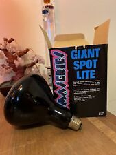 1996 Spencer’s Gifts LumaSeries 150w R40 Black Light Bulb Incandescent Vintage picture