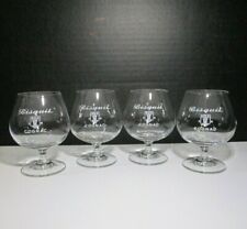 Set of 4 - Vintage Bisquit Cognac Snifter, whiskey Glasses Rare picture