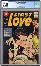 First Love Illustrated #62 CGC 7.0 1956 2056273024 picture