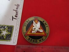 CHALLENGE COIN 164TH THEATER AIRFIELD OPERATIONS GROUP HERE AM I SEND ME COL CSM picture