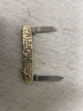Vintage Anvil Gold Pocket Knife picture