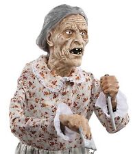 Life Size Standing Granny PSYCHO MOTHER BATES MOTEL Haunted House Horror Prop-5f picture