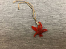Vintage Celluloid Cracker Jack Gumball Prize Red Flying Eagle Charm picture