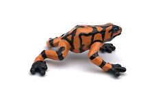 Safari Ltd POISON DART FROG Orange & Black 1990 Animal Figure picture