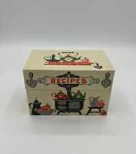 Vintage Stylecraft Stove Recipe Box ( No Original Cards) picture