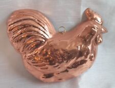 Vintage Cooktime Cookware Copper Food Mold Chicken Rooster By Ken Carter picture