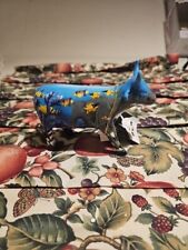 2005 Retired Cow Parade #7342 Sea Cow Ceramic Fish Turtle Coral Great Condition  picture