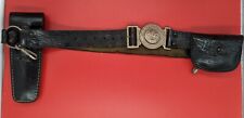 Rare Vintage Boy Scout Cub Leather Belt Be Prepared With Original Compase  picture