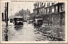 1936 PITTSBURGH, PA Postcard FLOOD SCENE 