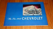 Original 1948 Chevrolet Full Line Sales Brochure Fleetline Fleetmaster  picture