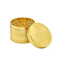 55mm 4-Layer Gold Grinder - Golden Coin-shaped Grinder Herb Grinder picture